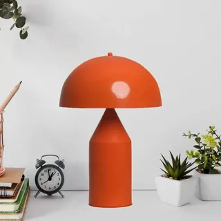 Tischlampe I Lipeo I Table Lamp Metall Mushroom Lamp Pilz Lampe Nachttischlampe - Orange