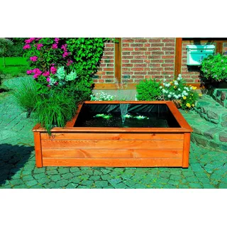 Promadino Hochteich mit Pflanzzone inkl. Pumpe (LxBxH) 146 x 127 x 40 cm