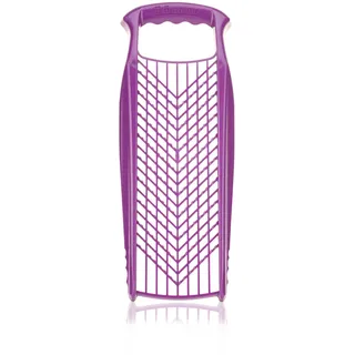 Börner Reibe PowerLine (Violett) • Raspel grob & fein • Küchenreibe für Gemüse, Obst, Käse & Schokolade • Gemüsereibe beidseitig verwendbar • Gemüsehobel, Käsereibe, Küchenhobel