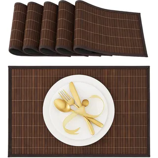Relaxdays Relaxdays, Tischset, Tischset 6tlg. (6 x, 30 cm,