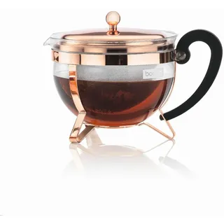 Bodum CHAMBORD Teebereiter (Edelstahlfilter, Edelstahldeckel, 1,3 liters) Kupfer, Rich Copper