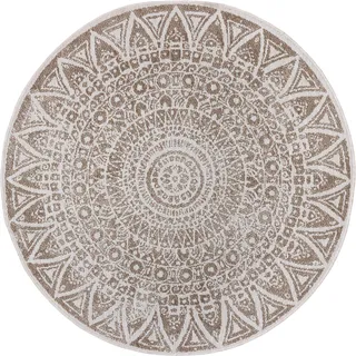 freundin Home Collection »Lilja Wendeteppich« rund Polypropylen (PP), Beige