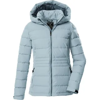 KILLTEC Damen Steppjacke/Jacke in Daunenoptik mit Kapuze KOW 10 WMN QLTD JCKT, hell eisblau, 48, 43302-000