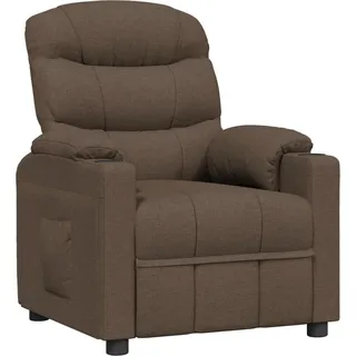 Relaxsessel Braun Stoff - Braun