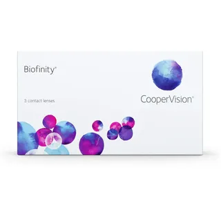 Biofinity Spheric Jahreslinsen weich, 3 Stück / BC 8.6 mm / DIA 14.0 mm / -4.25 Dioptrien