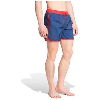 Adidas Tom Daley Badeshorts - Semi Lucid Blue / Pure Ruby - S