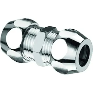 Schell Gerade Doppel-Verschraubung 3/8" x 3/8" 10 mm Chrom