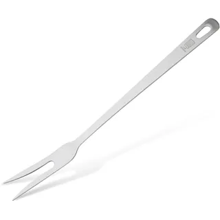 Chefkoch trifft Fackelmann Fleischgabel – Perfekt zum Servieren von Fleischkreationen, Edelstahl in mattem Look – Tranchiergabel spülmaschinengeeignet