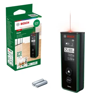 Bosch Laser-Entfernungsmesser Zamo bis 25 m Akkus über USB-C Aufladbar