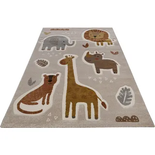 Smart Kids Nala & Friends Kinderteppich 160 x 230 cm Beige/Braun