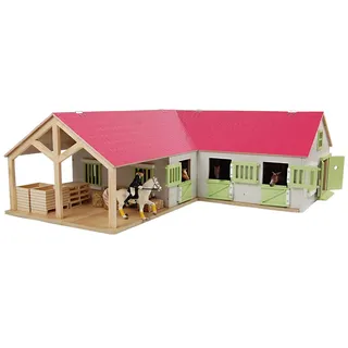 Kids Globe Pferdestall 1:24 Rosa