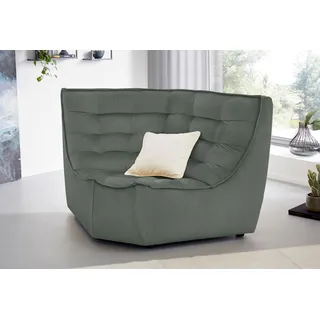 CALIA ITALIA Ecksofa »Banjo, Eckelement, tolles Design und hoher Sitzkomfort frei stellbar«, oder als Modulsofa mit den passenden Erweiterungselementen nutzbar CALIA ITALIA grigio