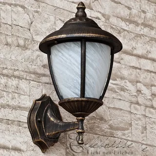 LED Laterne für Aussen energiesparend Außenleuchte Wandlampe Wand leuchte lampe