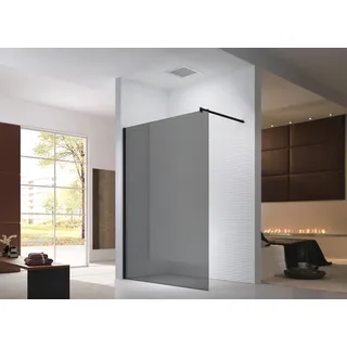 Glaszentrum Hagen 120x200 cm  Walk in Dusche Grau Transparent - Weiß