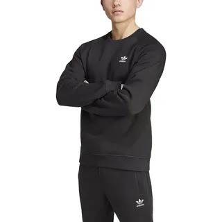 Adidas Originals Trefoil Essentials Crew Sweatshirt - Black / Black - M