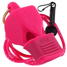 Fox 40 Classic CMG Whistle with Lanyard Referee-Coach, Safety Alert-Pink