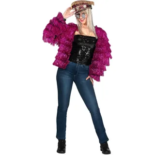 buttinette Partyjacke Kostüm Damen Einheitsgröße