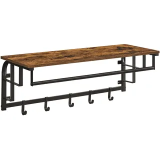 VASAGLE Wandgarderobe LCR102B01 Braun