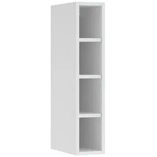 Vicco Badschrank Fame-Line, 15 x 72 cm, Weiß/Weiß - Weiß