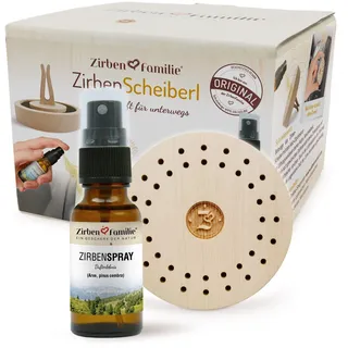 ZirbenFamilie® Original ZirbenScheiberl Autoduft 1 St