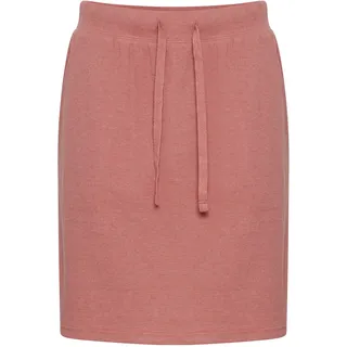 Sweatrock OXMO "Sweatrock OXLou", Damen, Gr. XL, rosa (ash rose melange), Obermaterial: 95% Baumwolle CO. 5% Elasthan EL., Röcke Sweatrock