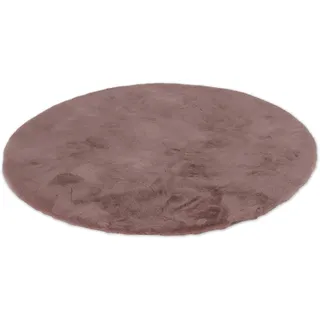 Schöner Wohnen Tender Fellteppich Ø 120 cm Rosa
