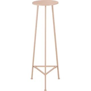 Mica Decorations Adine Pflanzenhocker - H120 x Ø35 cm - Metall - Hellrosa - Rosa