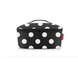 Reisenthel coolerbag M pocket Kühltasche mit Obermaterial aus recycelten PET-Flaschen Ideal für das Mittagessen unterwegs, Couleur:dots white