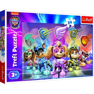 Trefl Maxi Puzzle Paw Patrol Film, Kinderpuzzle, 24 Teile, 60 x 40 cm, 14358