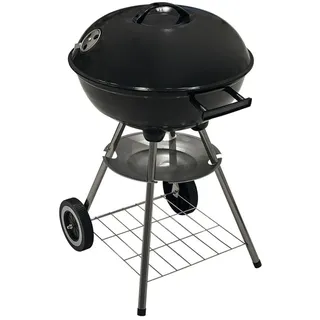 Avilia Holzkohlegrill mit Deckel aus Edelstahl, 44,5 x 69 cm – perfekter Grill im Freien mit robuster Struktur, geräumiger Oberfläche und Rollen für einfachen Transport