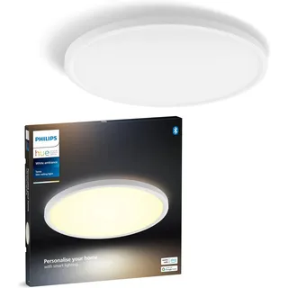 Philips Hue LED-Panel Tento White Ambiance M Weiß Ø 42,1 cm