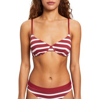 ESPRIT Damen Brela Beach Rcs Uw.bra Bikini, Dark Red 3, C EU