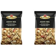 ROYAL ORIENT - Reis & Erdnuss Snacks Asian Mix - (1 X 200 GR) (Packung mit 2)