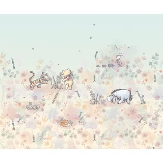 KOMAR »Disney Winnie the Pooh Flowerfield« pastell,