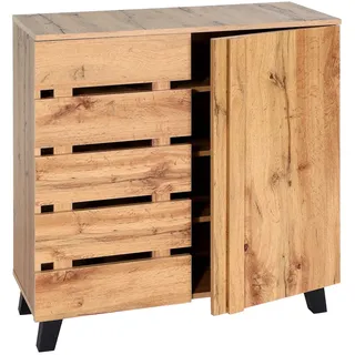 Mendler HWC-M46 88 x 80 x 34 cm braun / braun