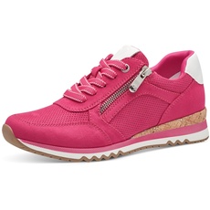 Bild Damen Sneaker flach mit Reißverschluss Vegan, Rosa (Pink Comb), 37 EU