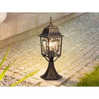 LED Sockelleuchte, Gartenlaterne Terrassenbeleuchtung Wegbeleuchtung Höhe 47cm