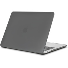 TECOOL Hülle nur Kompatibel mit MacBook Pro 16 Zoll 2020 2019 A2141 mit Touch Bar, Ultradünne Schutzhülle Hartschale Case, Mattes Dunkelgrau