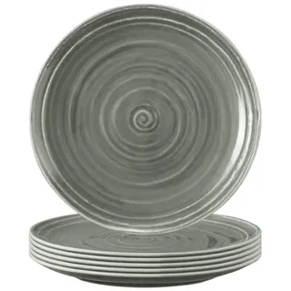 SELTMANN WEIDEN Brotteller Terra ø 17,7 cm 6er Set grau