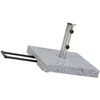 Siena Garden Schirmständer Granit 50 x 50 x 9 cm Grau