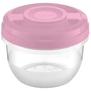 Ambition 51775 Mikrowellenbehälter 0,5 L Smart hell rosa Frischhaltedose Lebensmittelbehälter Vorratsdose Gefrierdose Kunstsoff, Kunststoff