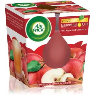 Air Wick Essential Oil Red Apple & Cinnamon Duftkerze 105 g