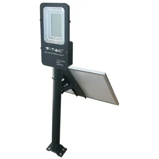V-Tac Straßenleuchte Aluminium/Metall 50 W 4000 K IP65 Solar schwarz