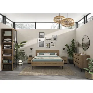 Gami Bett 160 x 200 cm Braun