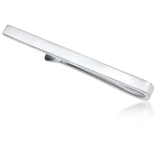 KUZZOI Krawattennadel »Krawattennadel Basic Matt Klassisch Zeitlos Business 925 Silber«, silberfarben