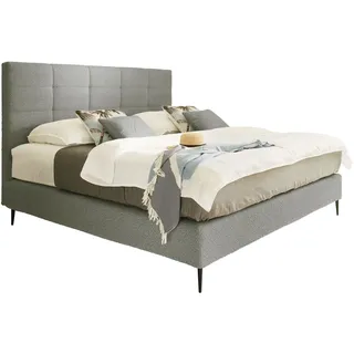 JOKA Polsterbett »Mattina« Strukturbezug, Matratze in H2 oder H3 wählbar, grau