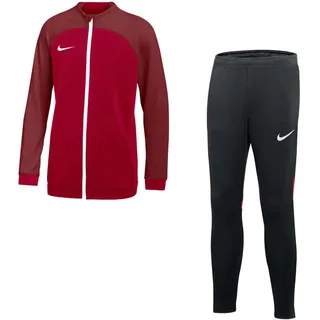 Nike Kinder Trainingsanzug Academy Pro Dri-Fit Track Suit DH9283+DH9325-657 122-128 - University Red/Br. Crmsn - 122-128