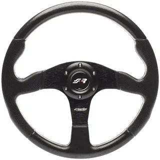 Simoni Racing MATCH Sportlenkrad, Drei Speichen, Schwarz Universal