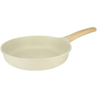 Bratpfanne RESTO KITCHENWARE "Ran, Universalpfanne mit Antihaftbeschichtung", beige, H:6cm L:48,5cm Ø:28cm, Pfannen, Bratpfanne, Induktion, für alle Herdarten geeignet