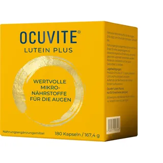 Bausch + Lomb Ocuvite Lutein Plus Kapseln 180 St.